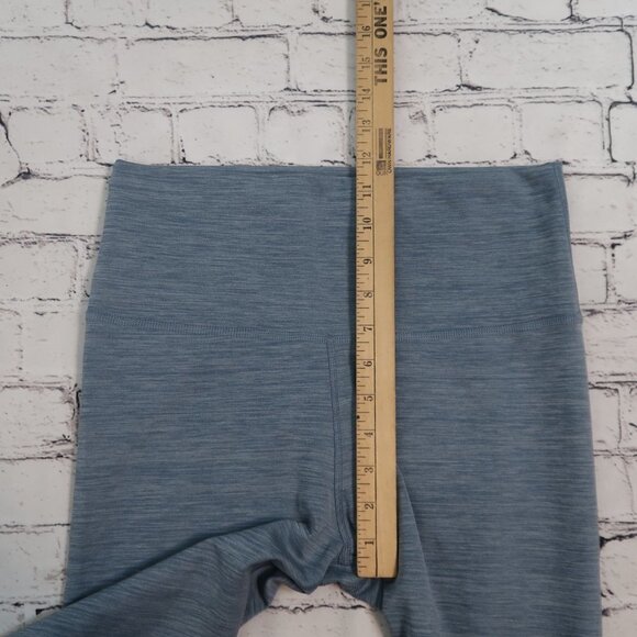 Nike Yoga Ruche Women's Size L Diffused Blue High Rise Tights Leggings - Picture 12 of 12
